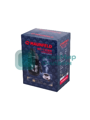 Кофемашина рожковая Maunfeld MF-733BK черный, исп. кофе - молотый, 0.24 л, 870 Вт, 4 бар