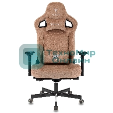 Кресло игровое Knight Hunter светло-коричневый Alfa 731 крестов. металл