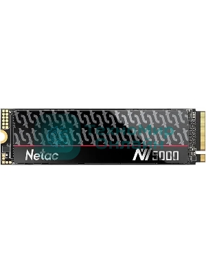 Накопитель SSD Netac NV5000-T, 1Tb, M.2 2280, PCIe 4.0 x4, NVMe, R/W 4800/4600, с радиатором