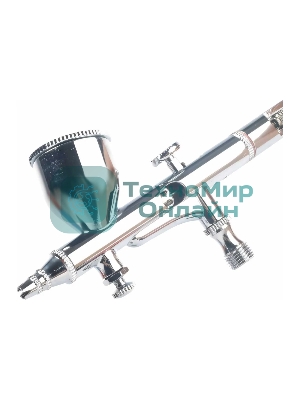 Аэрограф пневматический AB 400, сопло 0,2 мм, 9 л/мин, бачок 9 мл