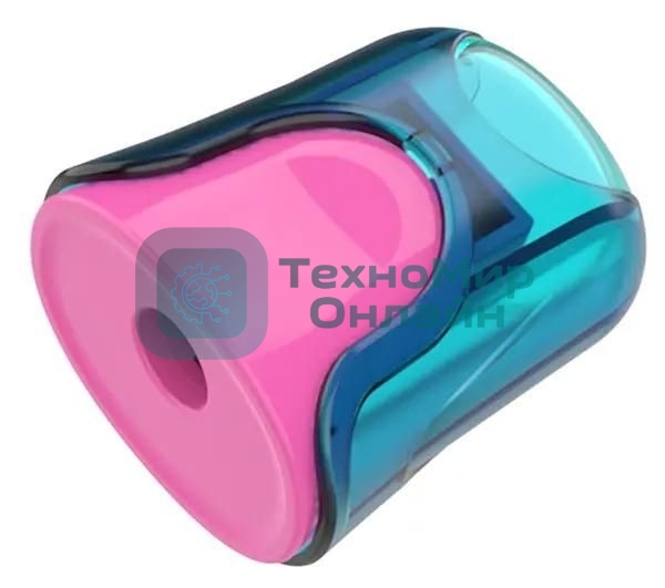 Точилка для карандашей ручная Deli ER01000 U-touch, 1 отверстие, пластик, ассорти, дисплей