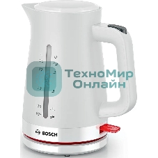 Чайник Bosch TWK3M121 1,7 л, 2400 Вт, белый