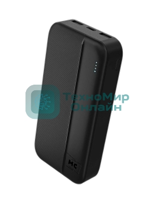 Портативный аккумулятор MORE CHOICE (4620202552914) PB25-20 20000mAh 2USB+Type-C+1micro USB 2.0A, черный