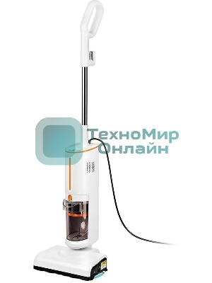 Пылесос паровой Kitfort КТ-5157-2 1000Вт белый/оранжевый