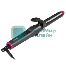 Щипцы для завивки волос БЕРДСК 2301 черный/розовый, 25 мм, 200 °C, 5 режимов