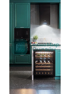 Винный шкаф LEX LWD6046BL dual zone 1-нокамерн. черный