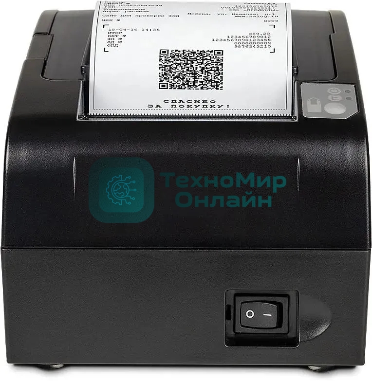 Онлайн-касса стационарная Атол 50319 FPrint-22ПТК черный, 200 мм/сек, без ФН