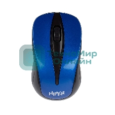 Мышь беспроводная HIPER HOMW-062 синий, 1000 dpi, радиоканал, USB, кнопки - 3