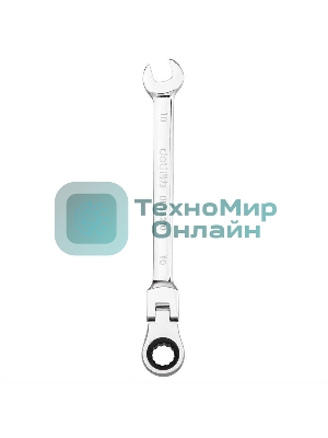 Набор комбинированных шарнирных ключей с трещоткой 8 шт Deli DL140208T Спецификация: 8,10,12,13,14,15,17,19мм. Сталь 40 Cr. Трещетка 50BV30 72Т.