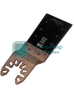 Насадка для МФИ Denzel режущая пазовая прямая, BiM, по металлу и дереву, 33 x 1,4 мм, мелкий зуб