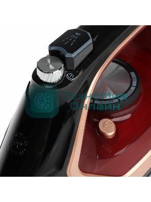 Утюг Centek CT-2313 красный, 2400 Вт, 50 г/мин, 185 г/мин, 350 мл