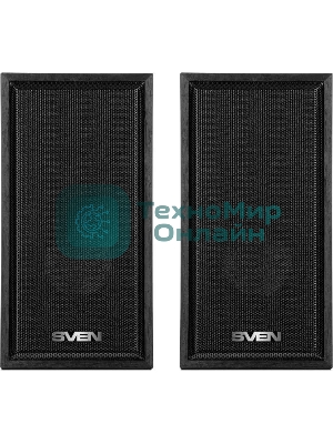 Акустическая система SVEN SPS-509 2.0 (2x3W, USB+БП) дерево, черный