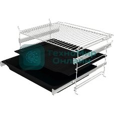 Духовой шкаф Gorenje BOS6737SYW, 77л, дверца с 2 стеклами, белый