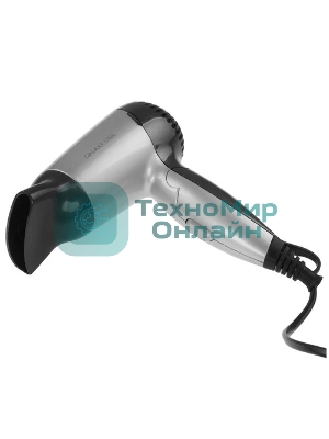 Фен Galaxy Line GL 4303 серый/черный, 1200 Вт, компактный