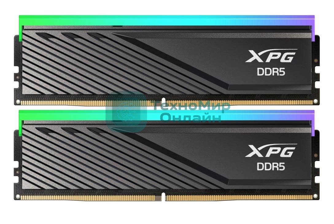 Оперативная память XPG Lancer Blade, DDR5, 32GB (2x16GB), 6000MHz, CL30, DIMM, с радиаторами, RGB, черный