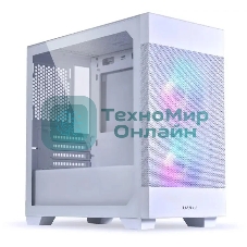 Компьютерный корпус Lian-Li Lancool 205M Mesh белый без БП ATX 2xUSB 3.0 audio bott PSU
