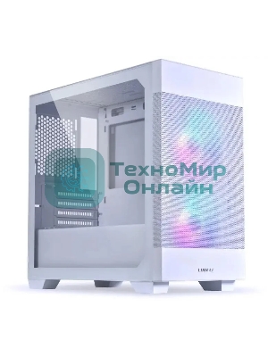 Компьютерный корпус Lian-Li Lancool 205M Mesh белый без БП ATX 2xUSB 3.0 audio bott PSU