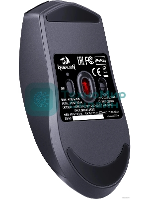 Мышь беспроводная Defender Redragon K1ng 4K Pro черный, 26000 dpi, радиоканал, Bluetooth, USB, кнопки - 5