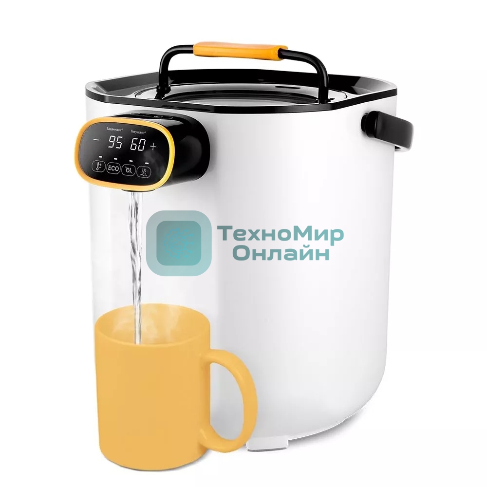 Термопот Kitfort КТ-2520 5л. 1600Вт белый/черный