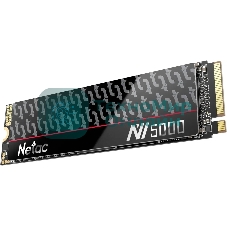 Накопитель SSD Netac NV5000-T, 1Tb, M.2 2280, PCIe 4.0 x4, NVMe, R/W 4800/4600, с радиатором