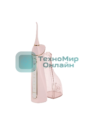 Ирригатор Polaris PWF 0201 розовый, от аккумулятора, 220 мл, 5 режимов