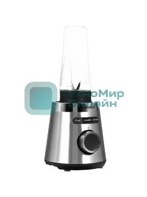 Блендер стационарный Bosch MMB6384M, 1200Вт, черный/нержавеющая сталь