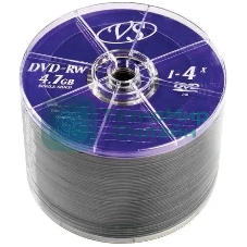 Диск DVD-RW VS (PERFEO) 4.7 Gb, 4x, Bulk (50), (50/600).