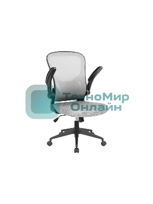 Кресло Defender AKVILON серый, экокожа