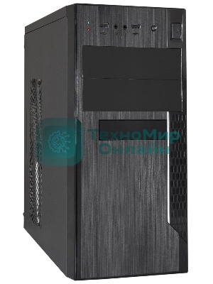 Компьютерный корпус Minitower ExeGate EX299310RUS MA-373X-UNS400 (mATX, БП UNS400 с вент. 12см, 2*USB, аудио, черный)