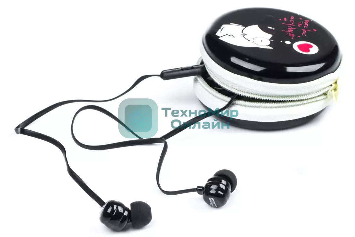 Беспроводные/проводные наушники Harper KIDS HK-39 черный, накладные, Bluetooth + проводной, до 15 ч