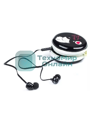 Беспроводные/проводные наушники Harper KIDS HK-39 черный, накладные, Bluetooth + проводной, до 15 ч