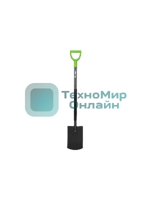 Лопата Сибртех штыковая, металлический черенок, прямоугольная