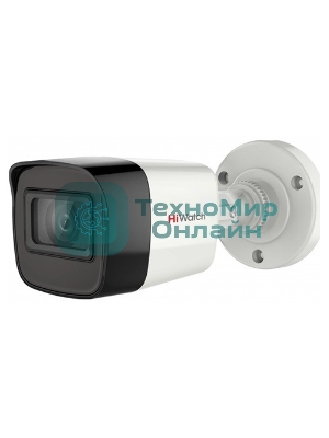 Уличная цилиндрическая аналоговая камера HiWatch DS-T280(B)(2.8мм), 1920х1080, 2 Мп, CMOS, до 20 м, IP66