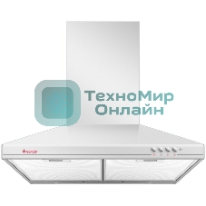 Вытяжка каминная Gefest ВО 11 К45 белый, 50 см, 300 куб. м/ч, 75 дБ