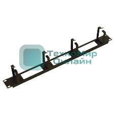 Горизонт. кабельный органайзер с окнами 19