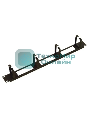 Горизонт. кабельный органайзер с окнами 19