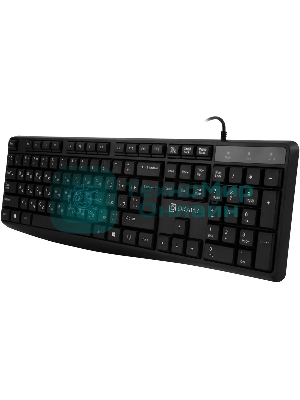 Клавиатура проводная Oklick 145M, USB, черный