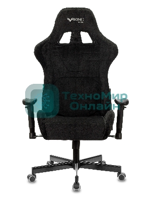 Кресло Бюрократ VIKING KNIGHT LT20 FABRIC черный, ткань, 120 кг, механизм качания