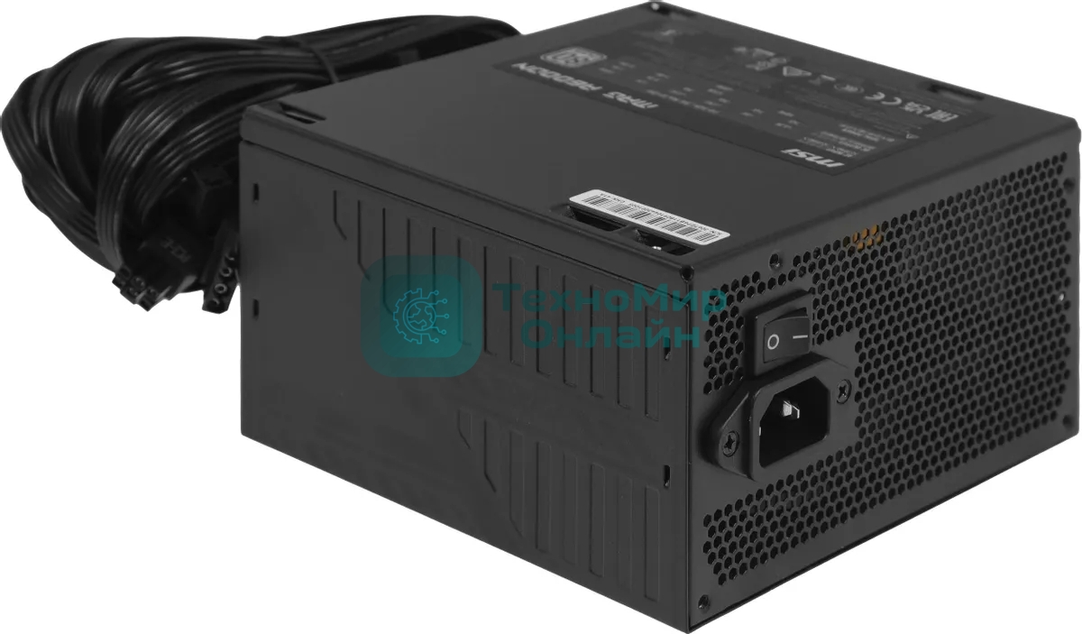 Блок питания MSI MAG A600DN (306-7ZP6B11-809), 600 Вт, 80 PLUS WHITE, 120 мм, черный