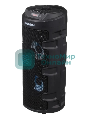 Минисистема Hyundai H-MC160 черный 50Вт/FM/USB/BT/SD/MMC