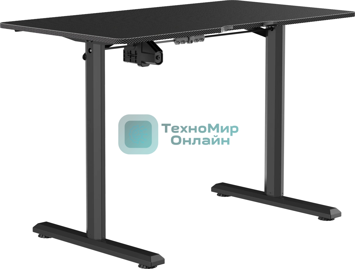 Стол игровой компьюерный Volt черн, регулир. высота 72-117 см