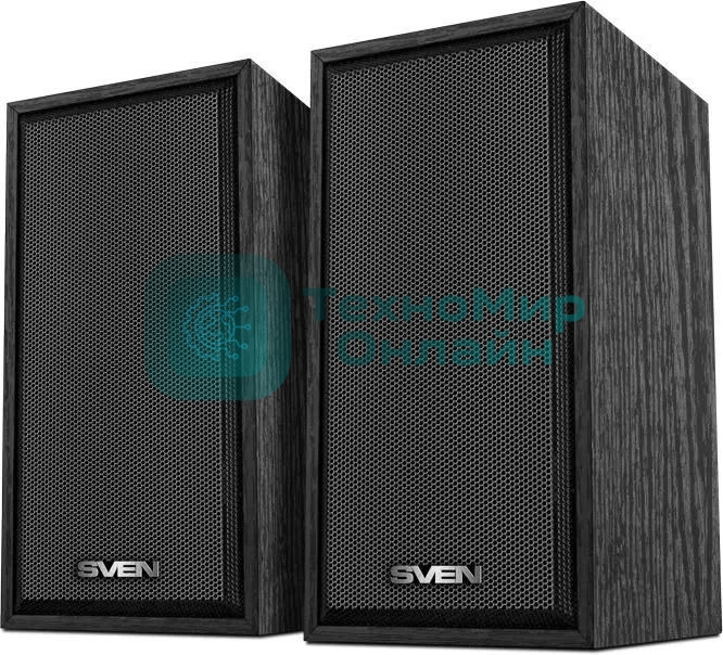 Акустическая система SVEN SPS-509 2.0 (2x3W, USB+БП) дерево, черный