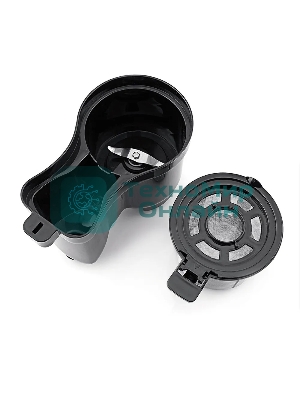 Кофеварка капельная со встроенной кофемолкой BQ CM1010 черный-стальной, исп. кофе - зерновой/молотый, 1.2 л, 1050 Вт.