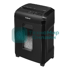 Шредер Fellowes Powershred 10M FS-4630601 DIN P-5, 2х15мм, 10лст., 19лтр., Safety Lock, с микрорезкой