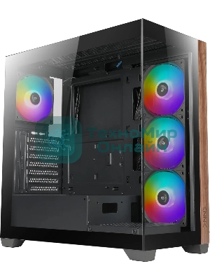 Компьютерный корпус Azza Neptune черный без БП ATX 5x120мм 2x140мм 2xUSB2.0 1xUSB3.0 audio bott PSU