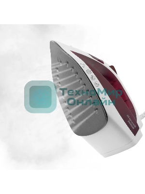 Утюг Maxwell MW-3006, 2400Вт, белый/бордовый