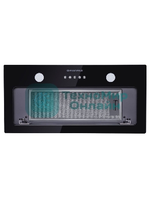 Вытяжка встраиваемая Maunfeld Trapeze 601GG черный, 60 см, 1150 куб. м/ч, 54 дБ