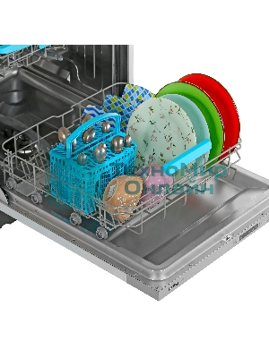 Встраиваемая посудомоечная машина Korting KDI 60140, нержавеющая сталь, 59.8 см, 14 компл., 49 дБ, класс A++