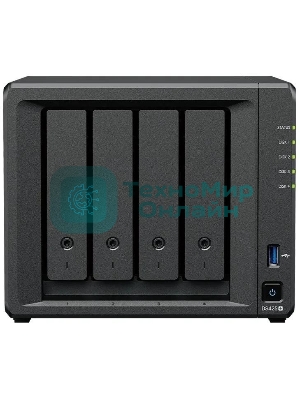 Сетевое хранилище Synology DiskStation DS425+ черный (Intel J4125/2Gb/4(3.5