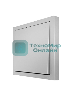 Выключатель 1-кл. СП ZIMA IP20 10А безвинт. зажим серый матовый LEZARD 704-7488-100QC